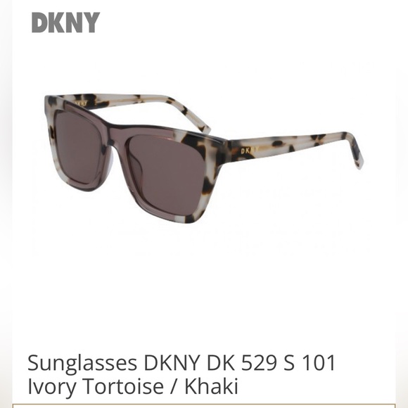 Dkny Accessories - DKNY Sunglasses White 53/19 IVORY TORTOISE / KHAKI frames